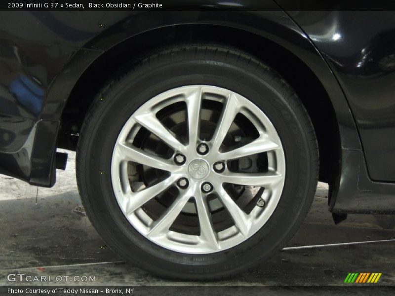 Black Obsidian / Graphite 2009 Infiniti G 37 x Sedan