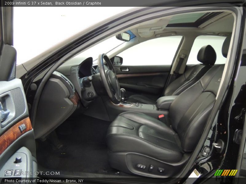 Black Obsidian / Graphite 2009 Infiniti G 37 x Sedan