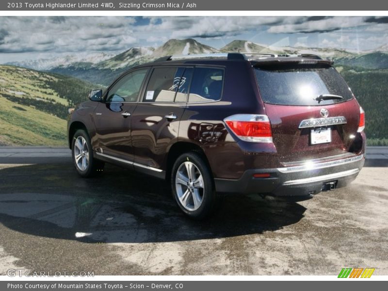 Sizzling Crimson Mica / Ash 2013 Toyota Highlander Limited 4WD
