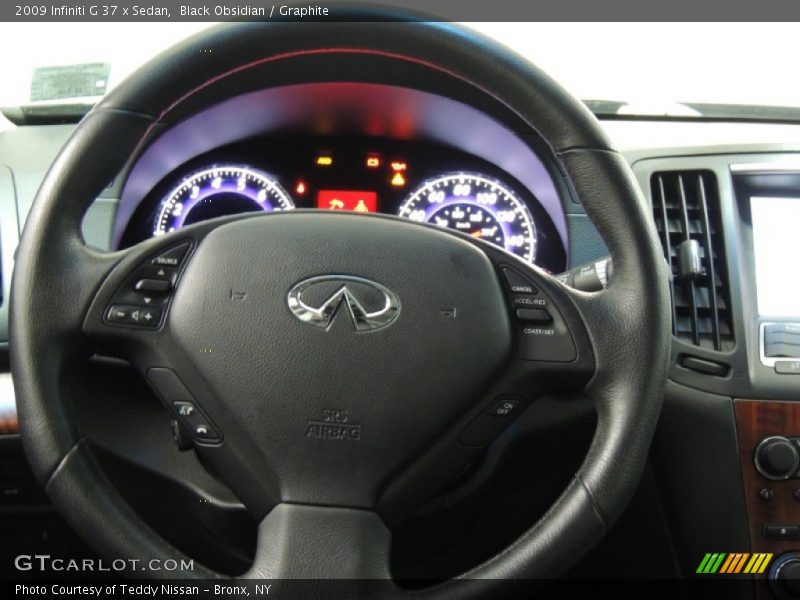 Black Obsidian / Graphite 2009 Infiniti G 37 x Sedan