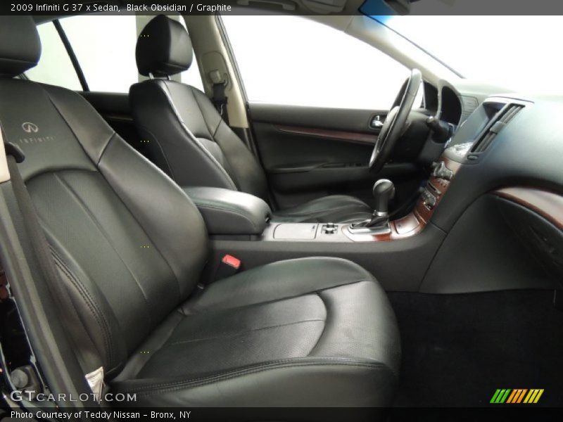 Black Obsidian / Graphite 2009 Infiniti G 37 x Sedan