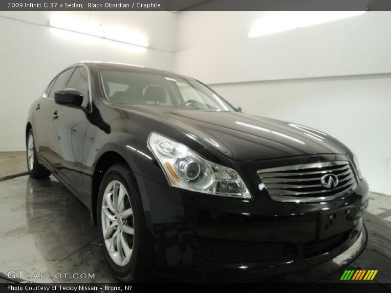 Black Obsidian / Graphite 2009 Infiniti G 37 x Sedan