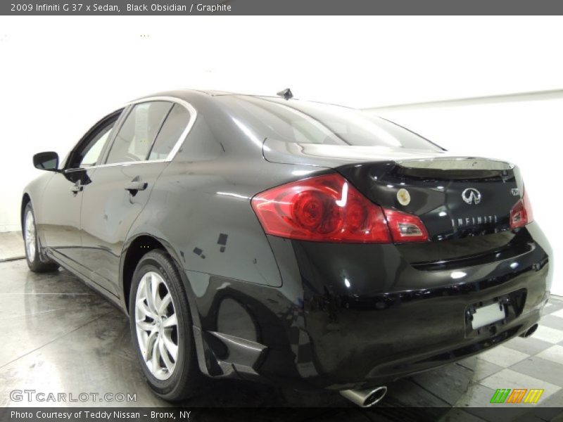 Black Obsidian / Graphite 2009 Infiniti G 37 x Sedan