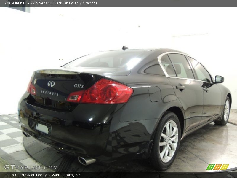 Black Obsidian / Graphite 2009 Infiniti G 37 x Sedan