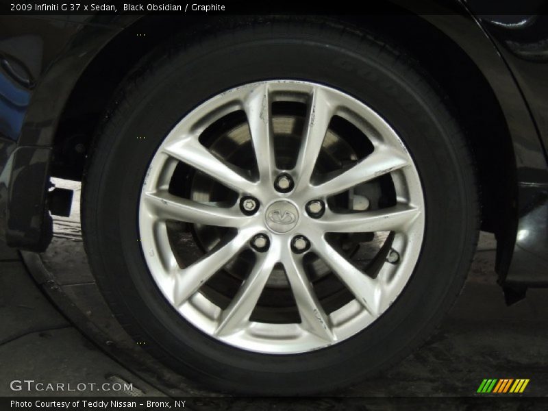 Black Obsidian / Graphite 2009 Infiniti G 37 x Sedan