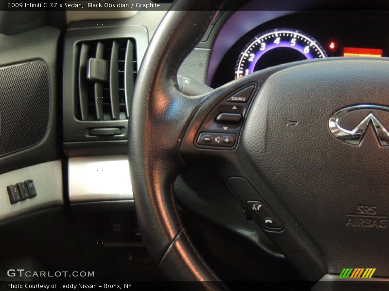 Black Obsidian / Graphite 2009 Infiniti G 37 x Sedan