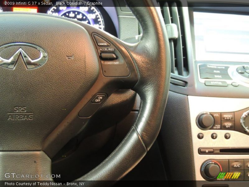 Black Obsidian / Graphite 2009 Infiniti G 37 x Sedan