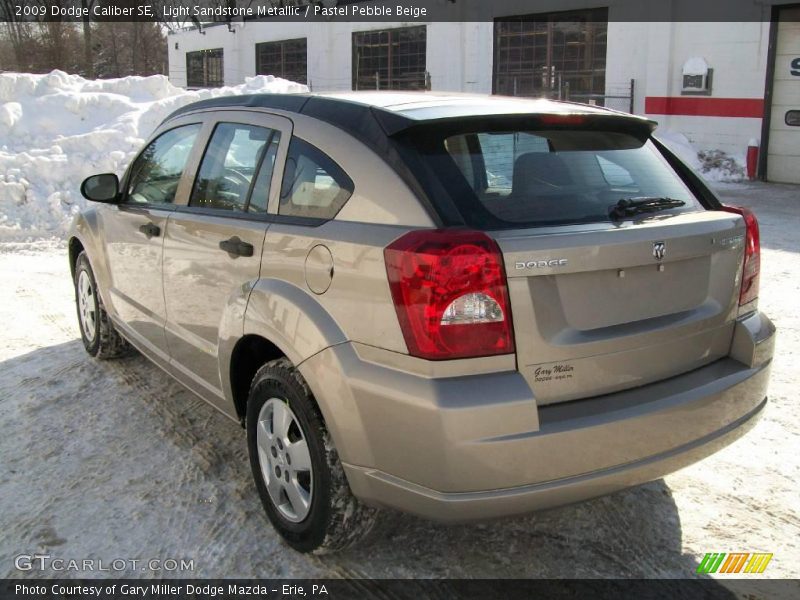 Light Sandstone Metallic / Pastel Pebble Beige 2009 Dodge Caliber SE