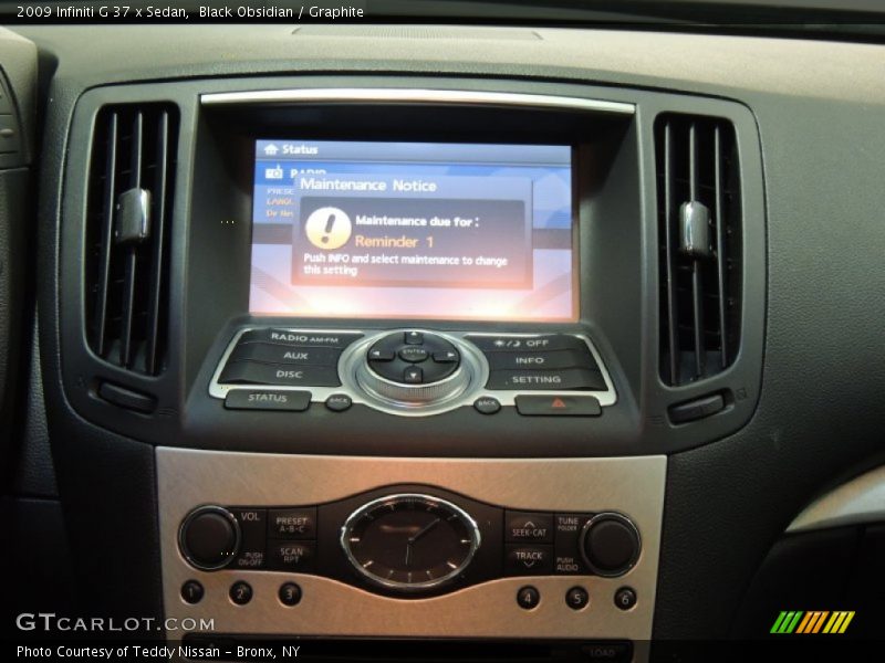Black Obsidian / Graphite 2009 Infiniti G 37 x Sedan