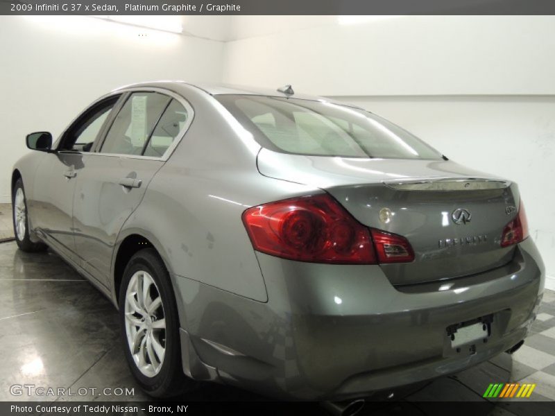 Platinum Graphite / Graphite 2009 Infiniti G 37 x Sedan