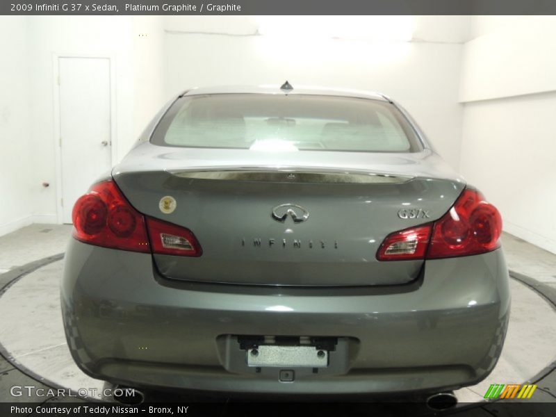 Platinum Graphite / Graphite 2009 Infiniti G 37 x Sedan