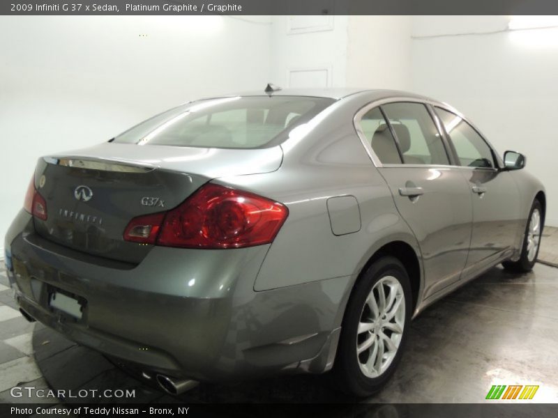Platinum Graphite / Graphite 2009 Infiniti G 37 x Sedan