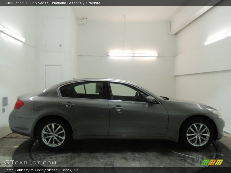 Platinum Graphite / Graphite 2009 Infiniti G 37 x Sedan