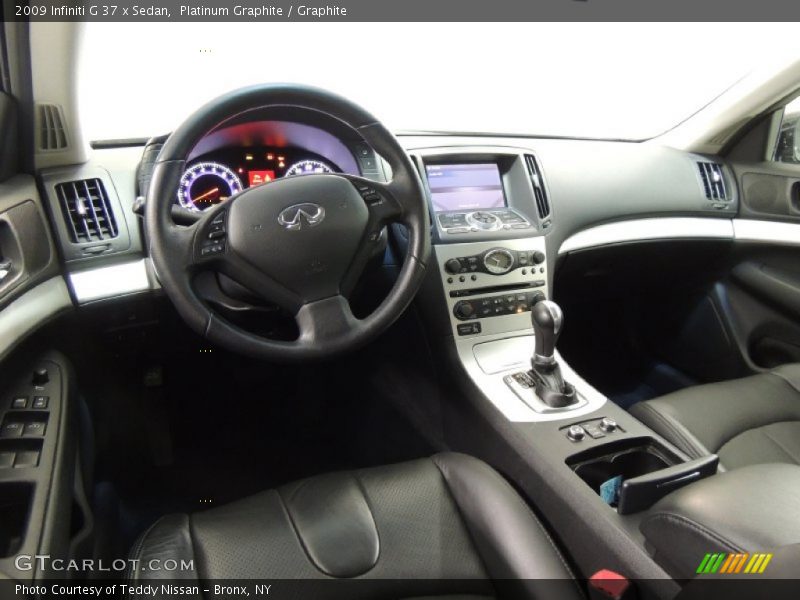 Graphite Interior - 2009 G 37 x Sedan 