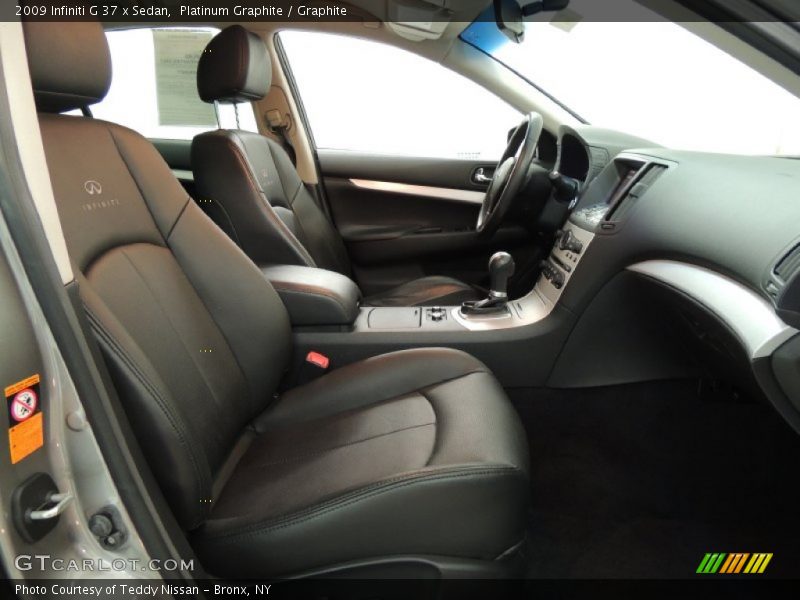 Platinum Graphite / Graphite 2009 Infiniti G 37 x Sedan