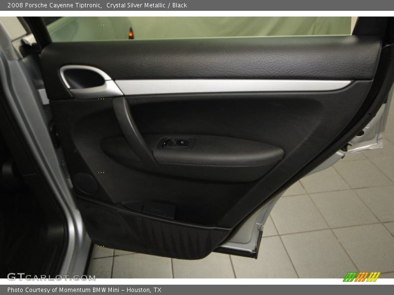 Crystal Silver Metallic / Black 2008 Porsche Cayenne Tiptronic