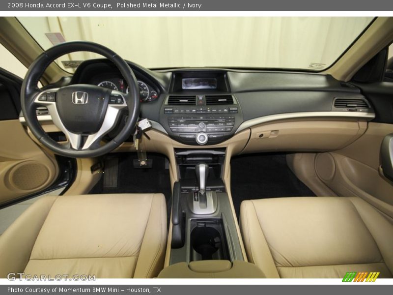 Dashboard of 2008 Accord EX-L V6 Coupe