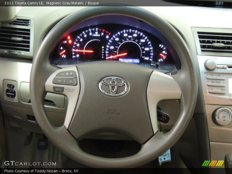 Magnetic Gray Metallic / Bisque 2011 Toyota Camry LE
