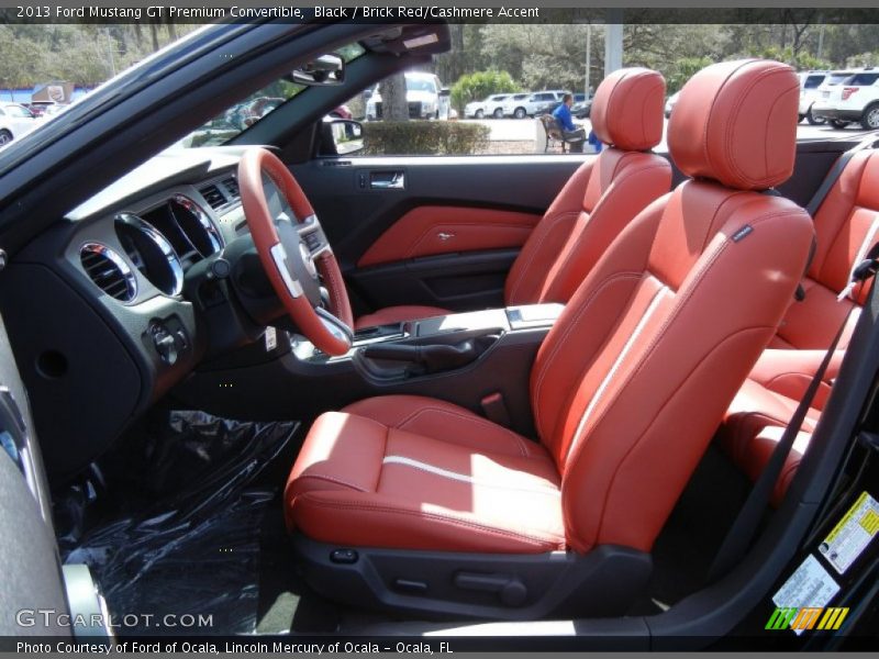 Front Seat of 2013 Mustang GT Premium Convertible