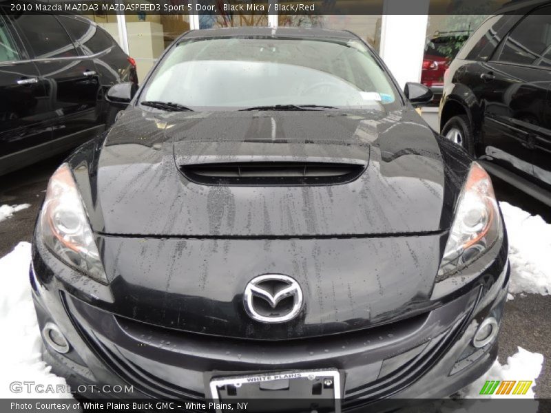 Black Mica / Black/Red 2010 Mazda MAZDA3 MAZDASPEED3 Sport 5 Door