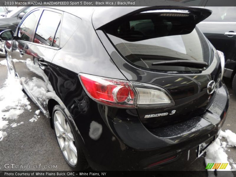 Black Mica / Black/Red 2010 Mazda MAZDA3 MAZDASPEED3 Sport 5 Door