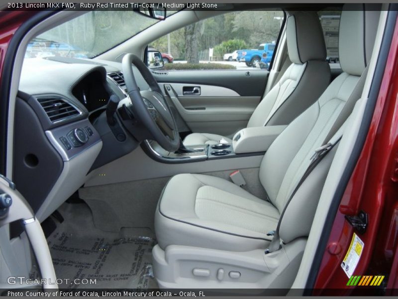 Ruby Red Tinted Tri-Coat / Medium Light Stone 2013 Lincoln MKX FWD