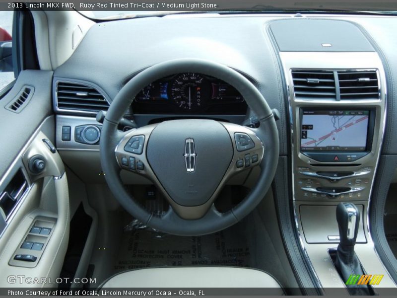 Ruby Red Tinted Tri-Coat / Medium Light Stone 2013 Lincoln MKX FWD