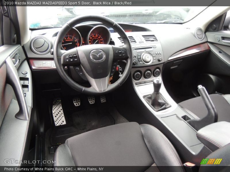 Black/Red Interior - 2010 MAZDA3 MAZDASPEED3 Sport 5 Door 