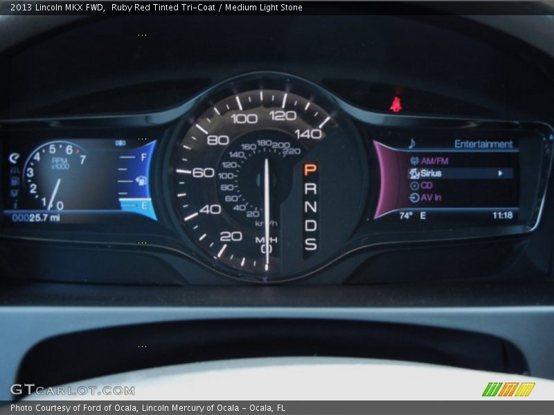 Ruby Red Tinted Tri-Coat / Medium Light Stone 2013 Lincoln MKX FWD