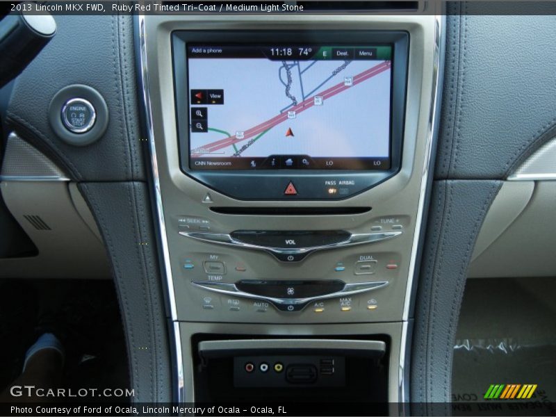 Ruby Red Tinted Tri-Coat / Medium Light Stone 2013 Lincoln MKX FWD