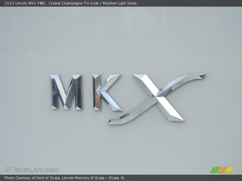 Crystal Champagne Tri-Coat / Medium Light Stone 2013 Lincoln MKX FWD