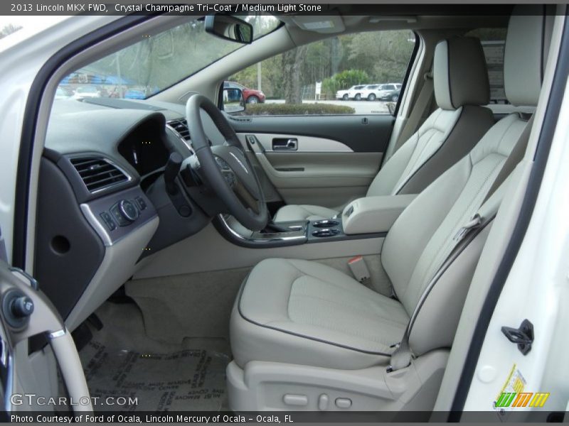 Crystal Champagne Tri-Coat / Medium Light Stone 2013 Lincoln MKX FWD