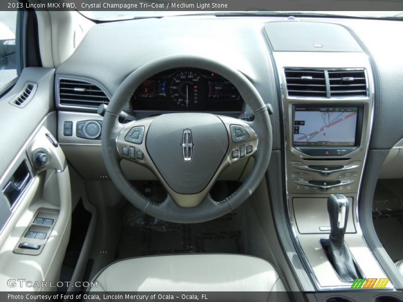 Crystal Champagne Tri-Coat / Medium Light Stone 2013 Lincoln MKX FWD