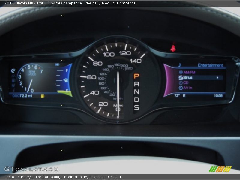Crystal Champagne Tri-Coat / Medium Light Stone 2013 Lincoln MKX FWD