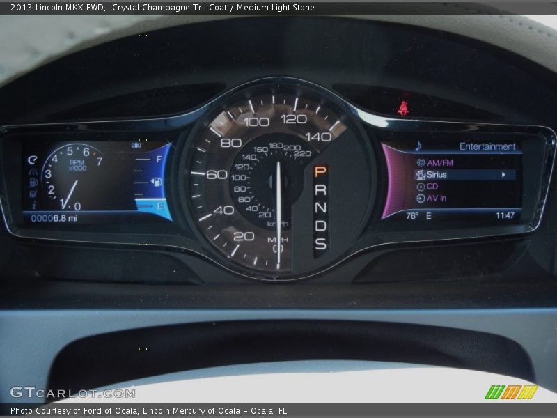 Crystal Champagne Tri-Coat / Medium Light Stone 2013 Lincoln MKX FWD