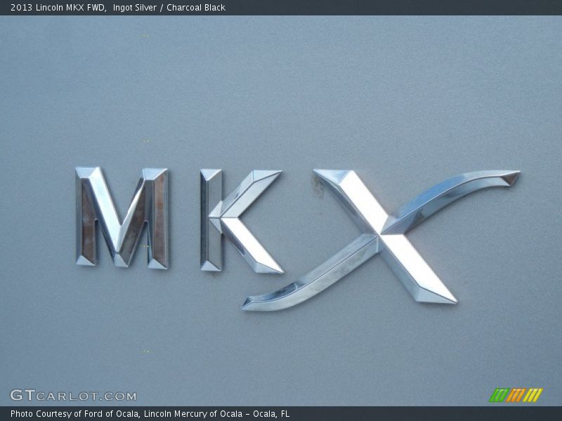 Ingot Silver / Charcoal Black 2013 Lincoln MKX FWD