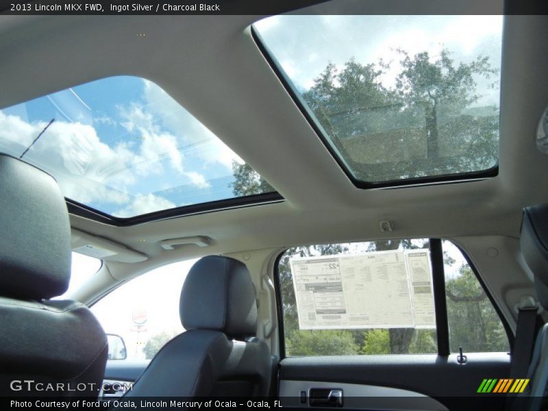 Sunroof of 2013 MKX FWD