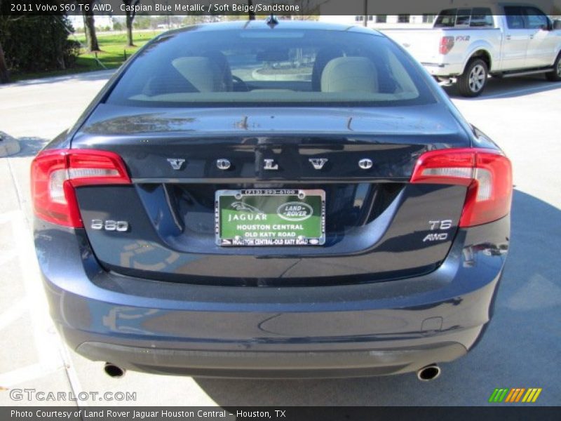 Caspian Blue Metallic / Soft Beige/Sandstone 2011 Volvo S60 T6 AWD