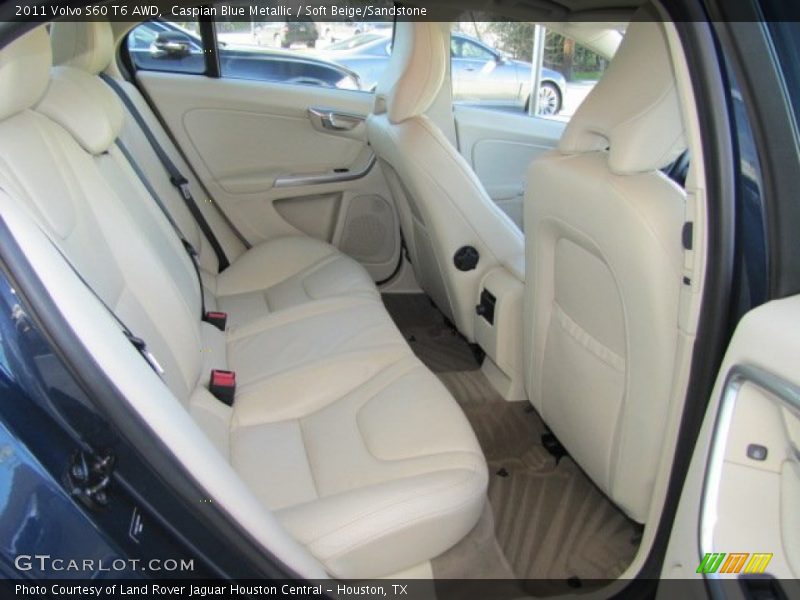 Rear Seat of 2011 S60 T6 AWD