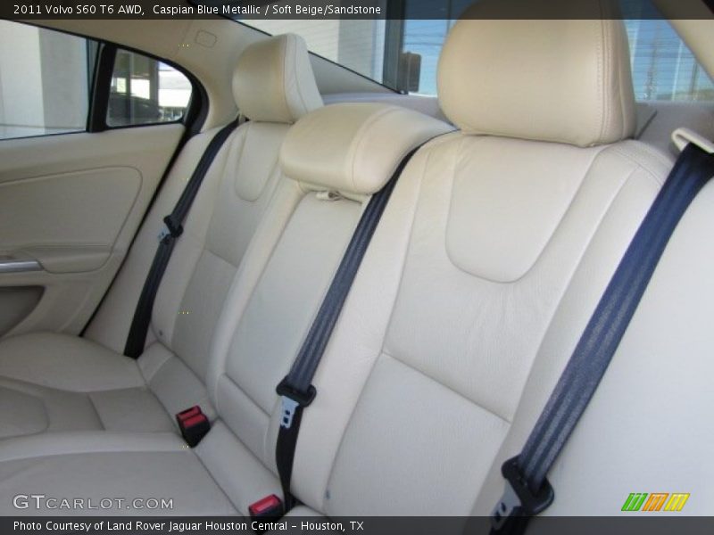 Caspian Blue Metallic / Soft Beige/Sandstone 2011 Volvo S60 T6 AWD