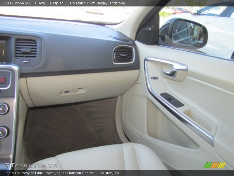 Caspian Blue Metallic / Soft Beige/Sandstone 2011 Volvo S60 T6 AWD