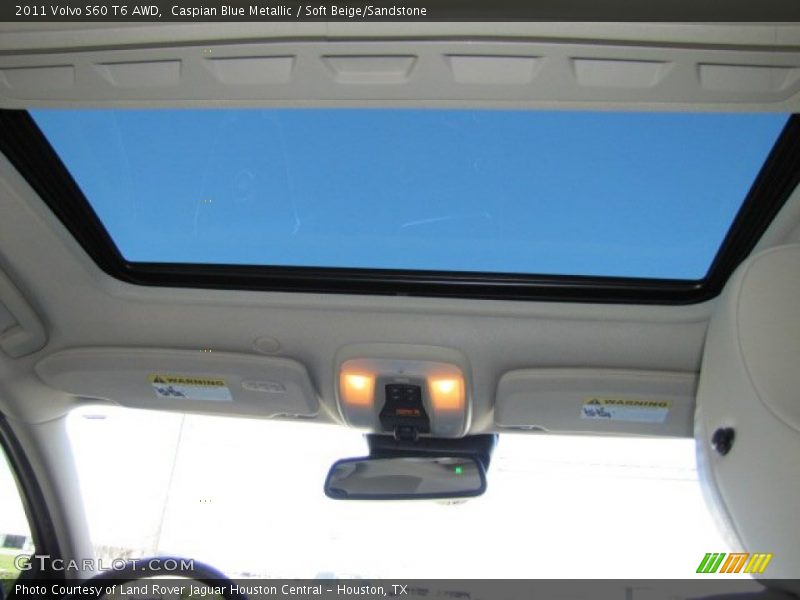 Caspian Blue Metallic / Soft Beige/Sandstone 2011 Volvo S60 T6 AWD
