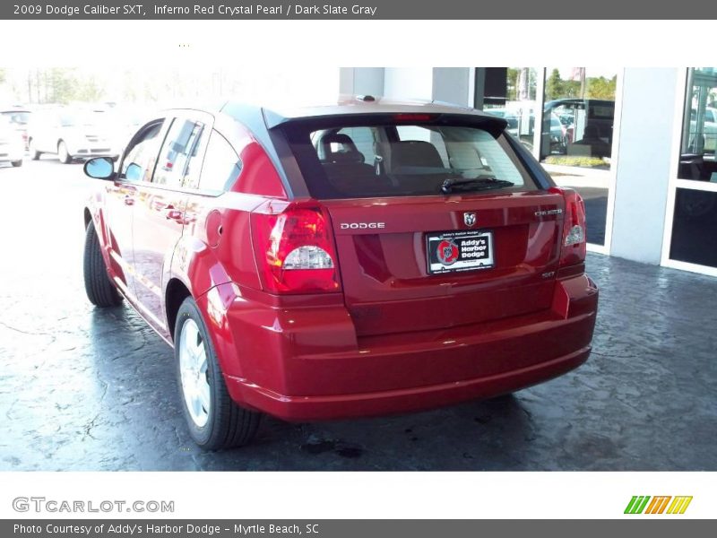 Inferno Red Crystal Pearl / Dark Slate Gray 2009 Dodge Caliber SXT