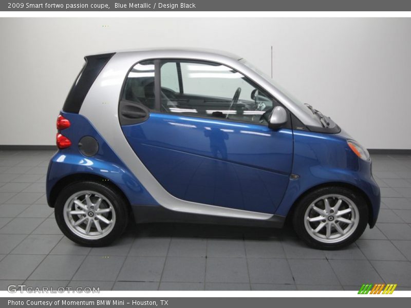Blue Metallic / Design Black 2009 Smart fortwo passion coupe