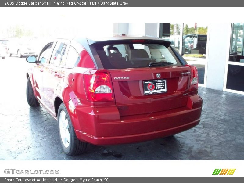 Inferno Red Crystal Pearl / Dark Slate Gray 2009 Dodge Caliber SXT
