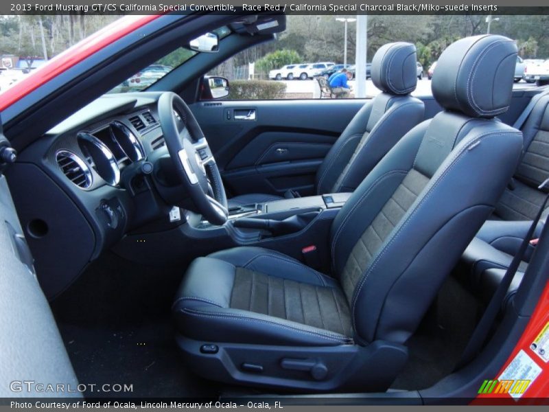 Front Seat of 2013 Mustang GT/CS California Special Convertible