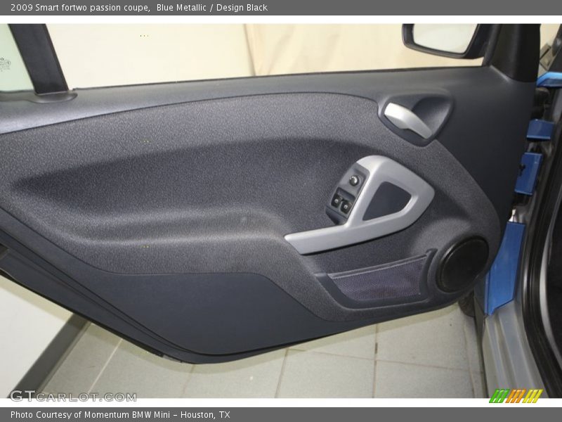 Blue Metallic / Design Black 2009 Smart fortwo passion coupe