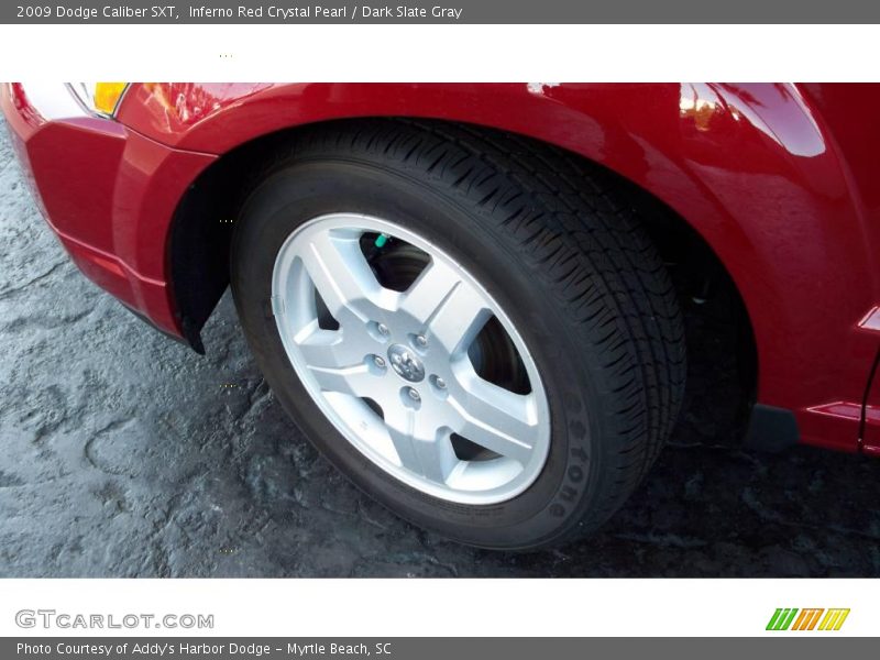 Inferno Red Crystal Pearl / Dark Slate Gray 2009 Dodge Caliber SXT