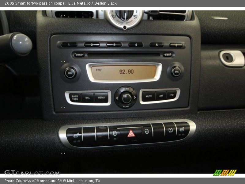 Blue Metallic / Design Black 2009 Smart fortwo passion coupe