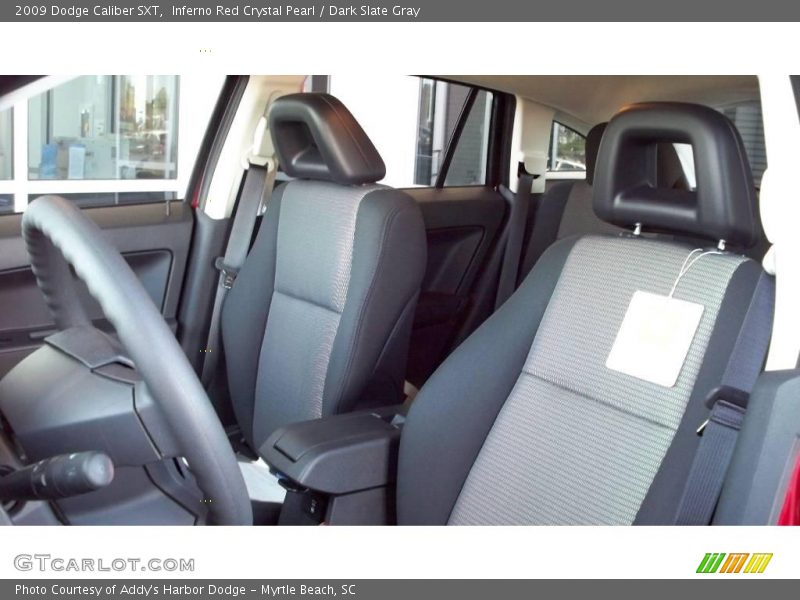 Inferno Red Crystal Pearl / Dark Slate Gray 2009 Dodge Caliber SXT